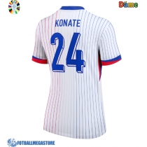 Fotballdrakt Dame Frankrike Ibrahima Konate #24 Bortedrakt EM 2024 Kortermet